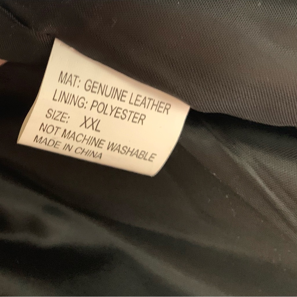 Vintage US Military Patchwork Leather Black Bomber Jacket Department of The Army - Picture 8 of 11